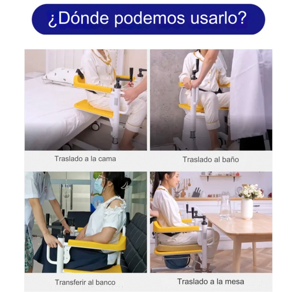 SILLA CÓMODO DE TRASLADO MOD LH-WH17 - Imagen 6