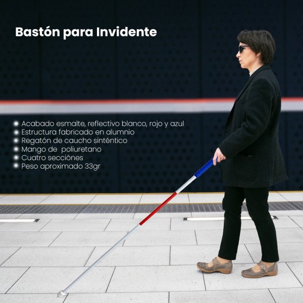 BASTÓN PARA INVIDENTE PLEGABLE MOD LH-WA42 - Imagen 4