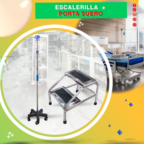 ESCALERILLA + PORTA SUERO